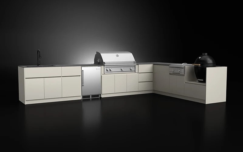 High-End-Luxury-L-Shape-Extruded-Aluminium-Outdoor-Kitchen-Cabinet